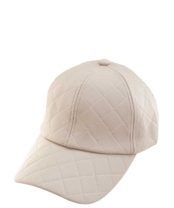 Quilt Stitching Cap Hat CAP-0051 BEIGE